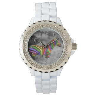 Montre Zèbre d'arc-en-ciel