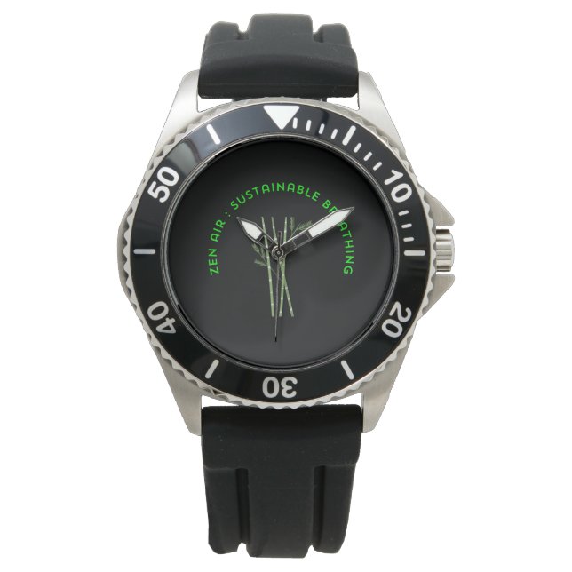Montre Zen Air: Sustainable Breathing (devant)