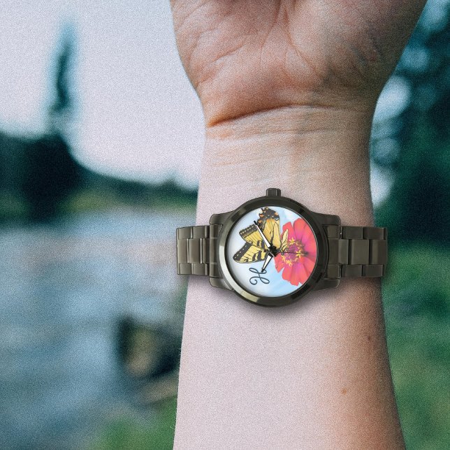 Montre Zinnia Butterfly Nature eWatch (Créateur téléchargé)