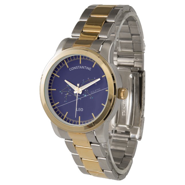 Montre Zodiac Constellation Leo (Incliné)