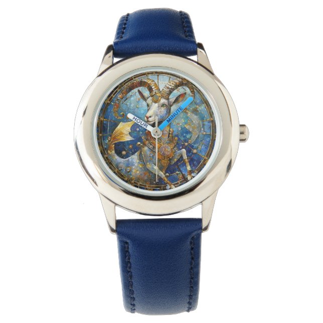 Montre Zodiaque - Capricorne Chèvre de mer (devant)