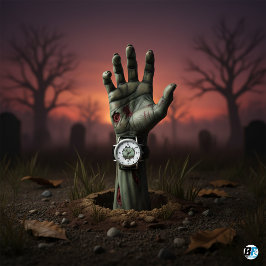Montre Zombie Hand Breaking Through Ground Vintage 2025