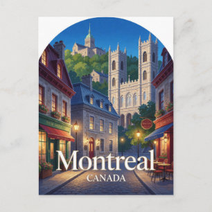 Montreal Alt-Québec-Architektur Reise  Postkarte