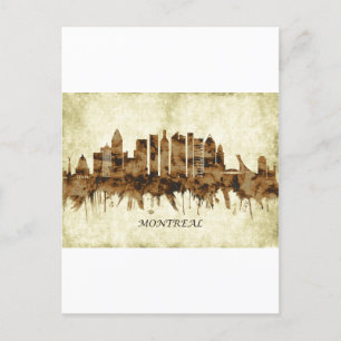 Montreal Canada City Einladungspostkarte