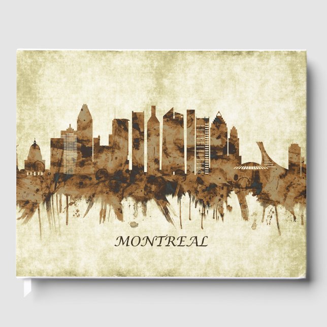 Montreal Canada City Gästebuch (Vorderseite)