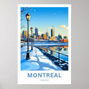 Montreal Canada Travel Print Poster