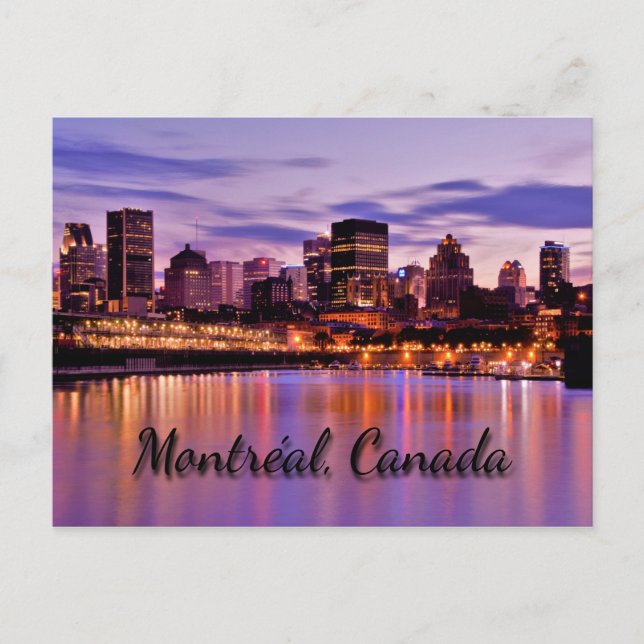 Montreal Cityscape Postkarte (Vorderseite)