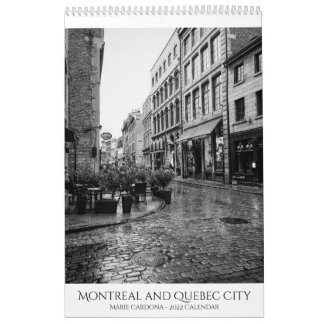 Montréal et Québec - Calendrier Marie Cardona