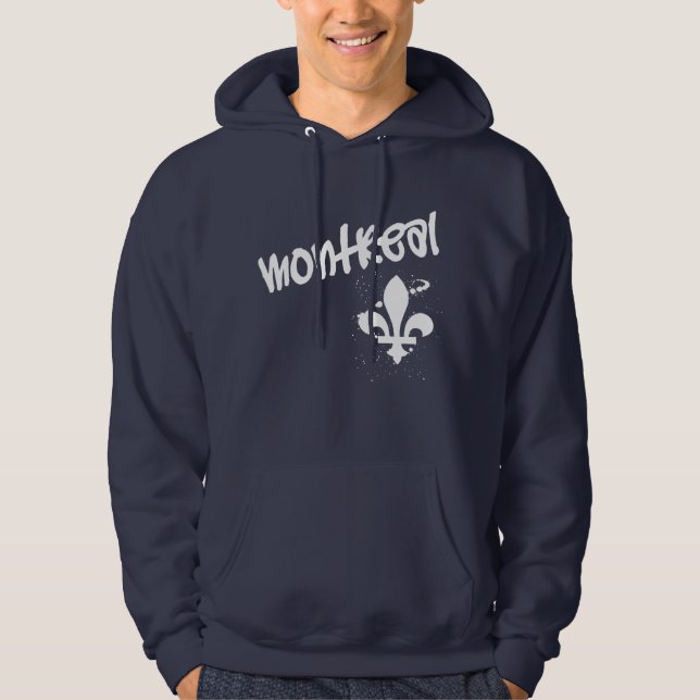 Montreal-Graffiti Hoodie (Vorderseite)
