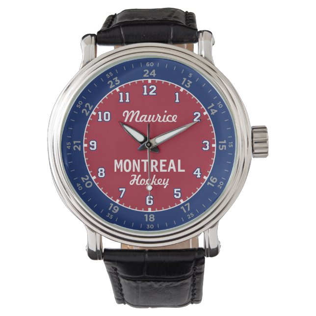 Montreal Hockey 24 Stunden Uhr (Vorderseite)