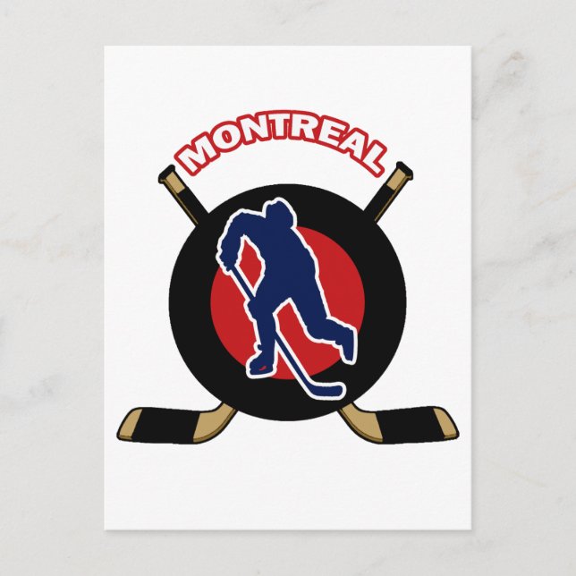 MONTREAL HOCKEY POSTKARTE (Vorderseite)