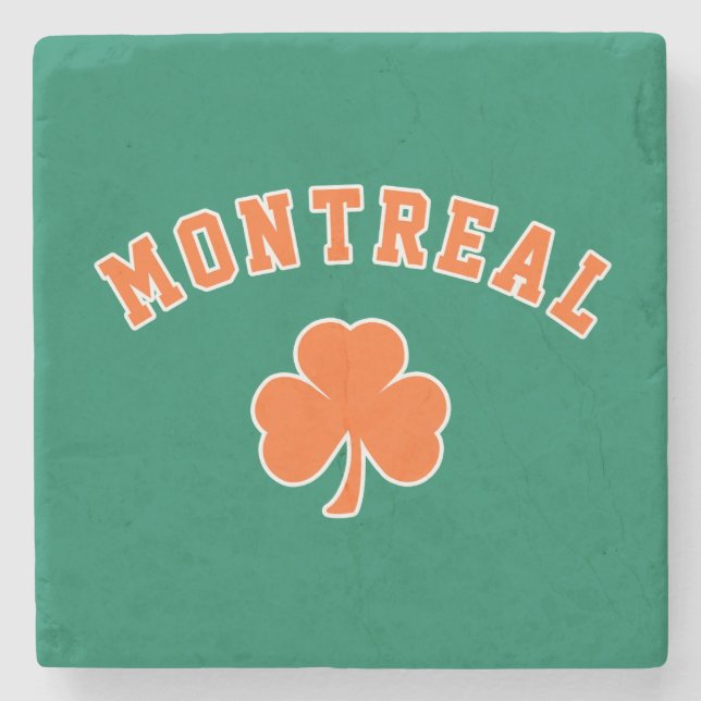 Montreal Irish Steinuntersetzer (Vorderseite)