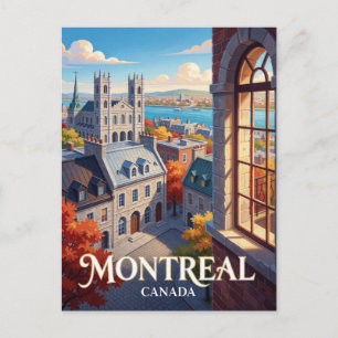 Montreal Kanada Französische Architektur Postkarte