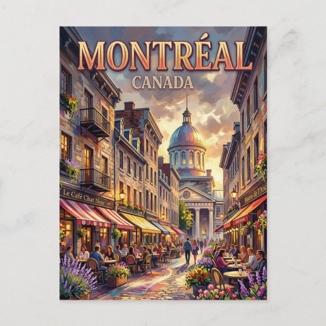 Montréal Kanada Postkarte (Vorderseite)