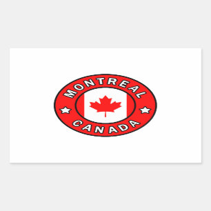 Montreal Kanada Rechteckiger Aufkleber