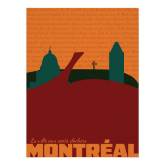 Montreal, Kanada - Wandkunstposter Poster