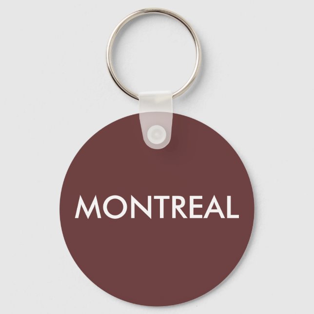 MONTREAL KEY CHAIN SCHLÜSSELANHÄNGER (Vorderseite)