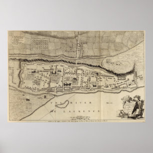 Montreal oder Ville Marie Poster