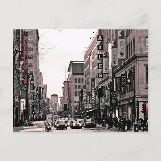 Montréal Postkarte (Vorderseite)