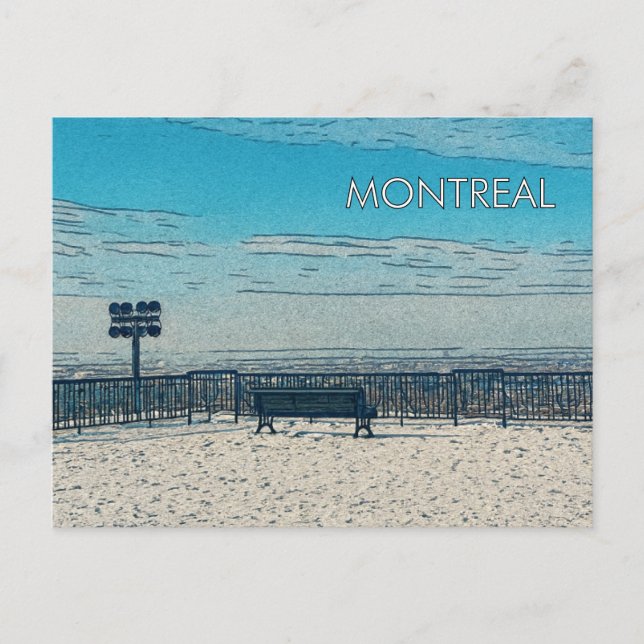 Montreal Postkarte (Vorderseite)