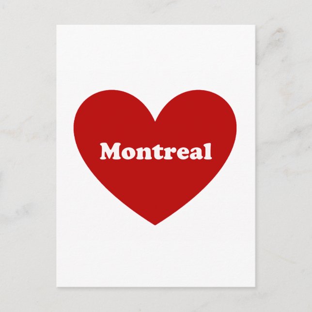 Montreal Postkarte (Vorderseite)