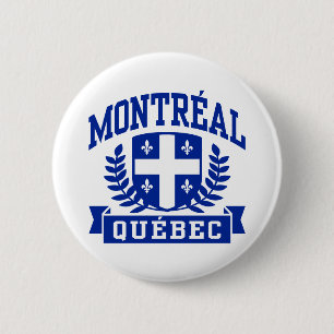 Montreal Quebec Button