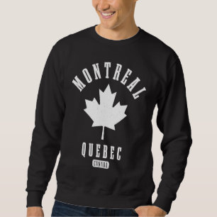 Montreal Quebec Kanada Vintage Pride kanadische Fl Sweatshirt