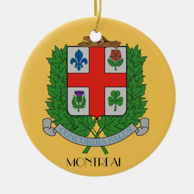 Montreal Quebec Keramikornament (Vorne)
