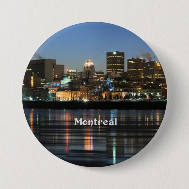 Montreal Skyline Button (Vorderseite)