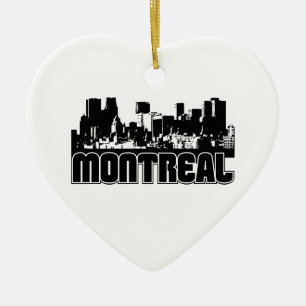 Montreal-Skyline Keramikornament