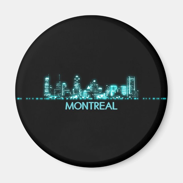 Montreal Skyline Magnet (Vorne)