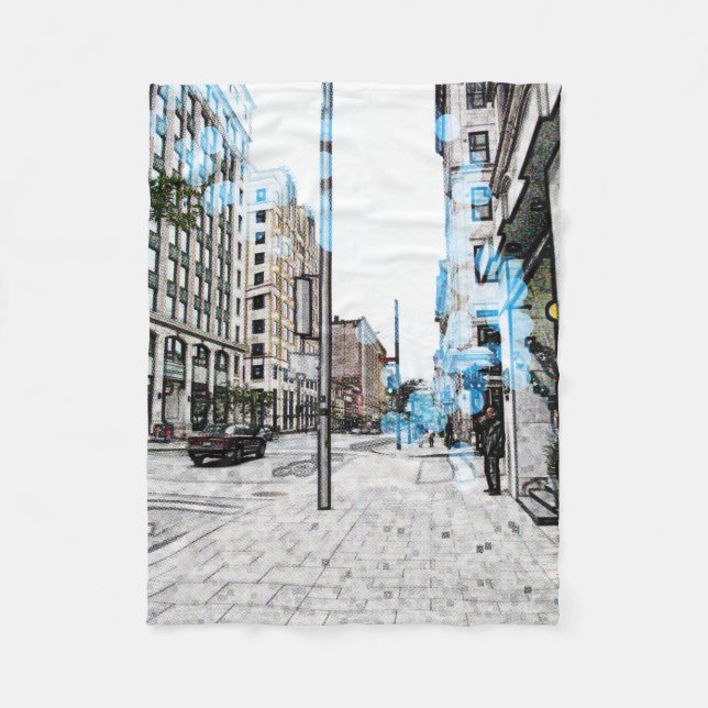 Montreal Street 8343a Fleecedecke (Vorderseite)