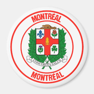 Montrealer RundEmblem Magnet