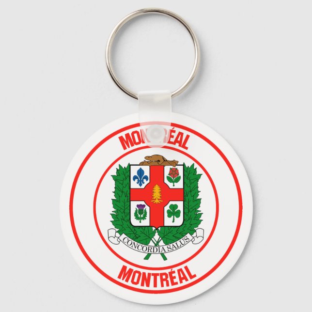 Montrealer RundEmblem Schlüsselanhänger (Vorderseite)
