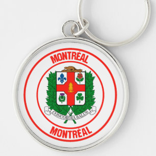 Montrealer RundEmblem Schlüsselanhänger