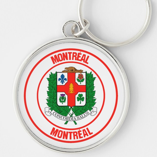 Montrealer RundEmblem Schlüsselanhänger (Vorne)