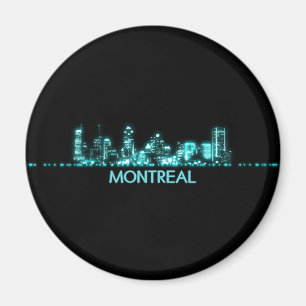 Montrealer Skyline Magnet