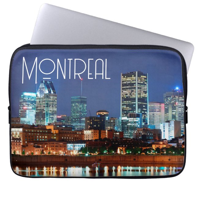Montrealer Stadtbild Laptop-Sieb Laptopschutzhülle (Vorderseite)