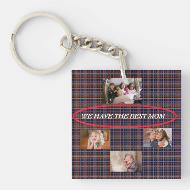 Montrer L'Amour Pour Maman 4 photos Tartan Plaid (Devant)