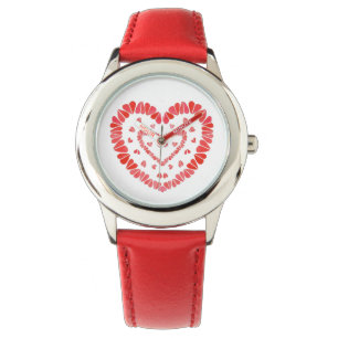 MONTRES À CADRAN ENFANTS "COEURS DOUX" AVEC MONTRE