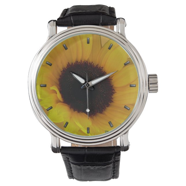 Montres à poignet de tournesol classique (devant)