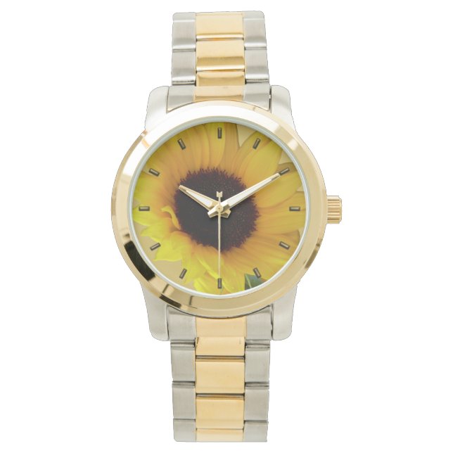 Montres à poignet de tournesol classique (devant)