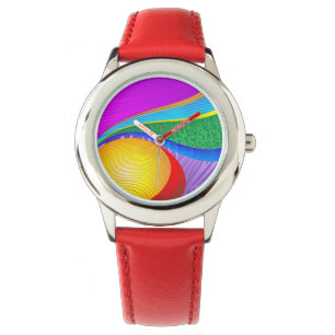 Montres abstraites d'imaginaire de couleurs