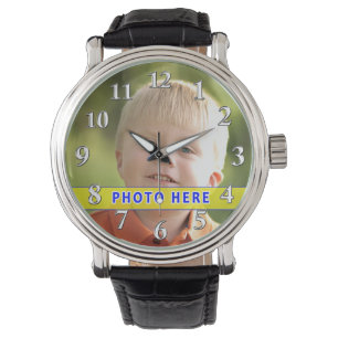 Montres avec photos en face avec VOTRE PHOTO