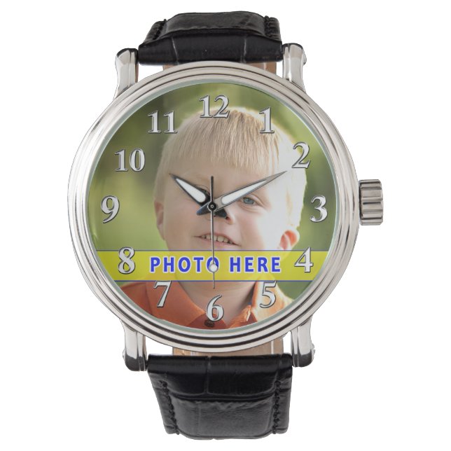 Montres avec photos en face avec VOTRE PHOTO (devant)