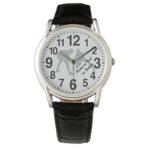 Montres de lutte personnalisées pour joueur, entra