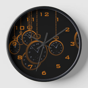 Montres de poche tournante Horloge murale