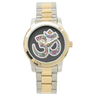 Montres de symbole de yoga de l'OM Aum Namaste