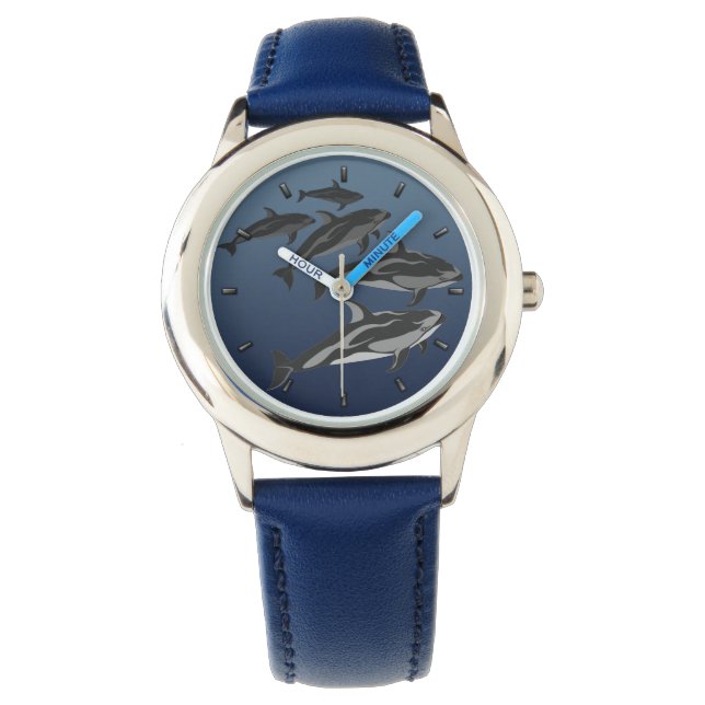 Montres Dolphin Watch Pacific White Side Dolphin W (devant)