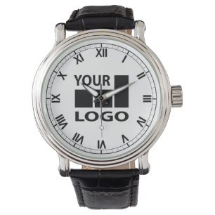 Montres numériques romaines du logo de l'entrepris